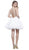 Nox Anabel - 6271 Bead-Embellished Illusion Cocktail Dress