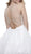 Bead-Embellished Illusion Cocktail Dress