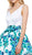 Sweetheart Floral A-Line Cocktail Dress