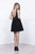 Nox Anabel - 6291 Beaded V-Neck A-line Cocktail Dress in Black
