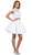Two Piece Embellished A-line Cocktail Dress