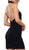 Lace Appliqued High Halter Illusion Dress