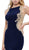 Gilded Bateau Neck Sheath Cocktail Dress