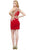 Embellished Illusion Bateau Sheath Cocktail Dress