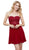 Strapless Embellished Sweetheart A-line Cocktail Dress