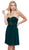 Strapless Embellished Sweetheart A-line Cocktail Dress