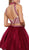 Two Piece Beaded A-line Dress
