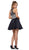 Nox Anabel - 6328 Embellished Illusion Halter A-line Dress