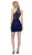 High Haltered Lace Sheath Cocktail Dress