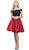 Nox Anabel - 6336 Two Piece Off-Shoulder A-line Cocktail Dress