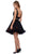 Two-Piece Floral Embroidered Cocktail Dress