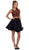 Two Piece Floral Embroidered Tulle Cocktail Dress