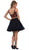 Two Piece Floral Embroidered Tulle Cocktail Dress