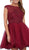 Illusion Bateau A-line Dress