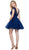 Illusion Bateau A-line Dress