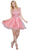 Illusion Bateau A-line Dress