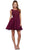 Ruffled Beaded Cocktail Dress