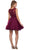 Ruffled Beaded Cocktail Dress