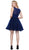 Ruffled Beaded Cocktail Dress