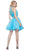 Nox Anabel - 6354 Lace Illusion High Halter A-line Dress