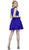Nox Anabel - 6356 Sleeveless Beaded Tiered A-line Cocktail Dress