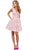Embroidered Floral Cocktail Dress