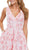 Embroidered Floral Cocktail Dress