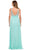 Nox Anabel - 8140 Rhinestone Embellished Ruched Long Dress