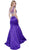 Nox Anabel - 8176 Two Piece Crystal Embellished Trumpet Gown