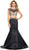 Nox Anabel - 8176 Two Piece Crystal Embellished Trumpet Gown