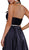 Sleeveless Embroidered and Beaded Halter Neck Long A-line Dress