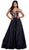Corset Boning Leopard Print Evening Gown