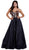 Nox Anabel - 8230 Corset Boned Leopard Print Evening Gown