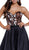 Corset Boning Leopard Print Evening Gown