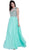Nox Anabel - 8235 Beaded Embroidery Illusion Evening Gown