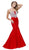 Strapless Sparkling Sequined Sweetheart Long Mermaid Dress