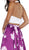 Nox Anabel - 8245 Two-piece Floral Halter A-line Evening Dress