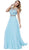 Nox Anabel - 8251 Sheer Beaded Illusion Evening Gown