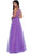 Nox Anabel - 8263 Floral Embroidered Bateau Chiffon Evening Dress