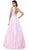 Nox Anabel - 8273 Sleeveless Curved V-Neck Evening Dress