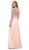 Nox Anabel - 8276 Sleeveless Bejeweled Halter A-line Dress