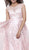 Nox Anabel - 8282 Sleeveless Sheer Illusion Evening Dress