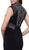 Bedazzled Jewel Illusion Panel Evening Gown