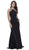 Nox Anabel - 8294 Bedazzled Halter Neck Long Trumpet Dress
