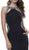 Graceful Bedazzled Halter Neck Long Sheath Dress