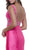 Sleeveless V-Neck Beaded Bodice Trumpet Gown