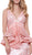 Embellished Sleeveless Ruffled Peplum Evening Gown