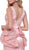 Embellished Sleeveless Ruffled Peplum Evening Gown