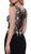 Sleeveless Scoop Neck Lace Appliques Evening Dress