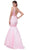 Nox Anabel - 8329 V-Neck Embellished Mermaid Evening Gown